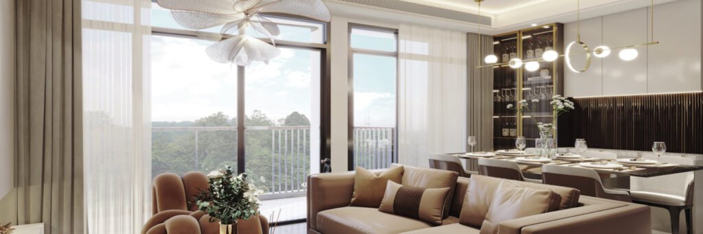 Bagnall Haus Sample Living Room